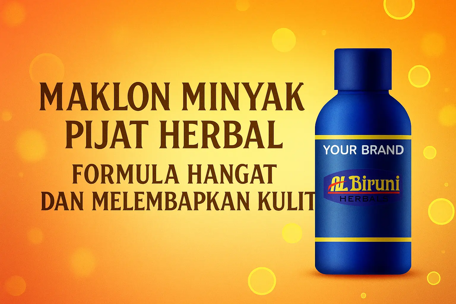 Maklon Minyak Pijat Herbal: Formula Hangat dan Melembapkan Kulit